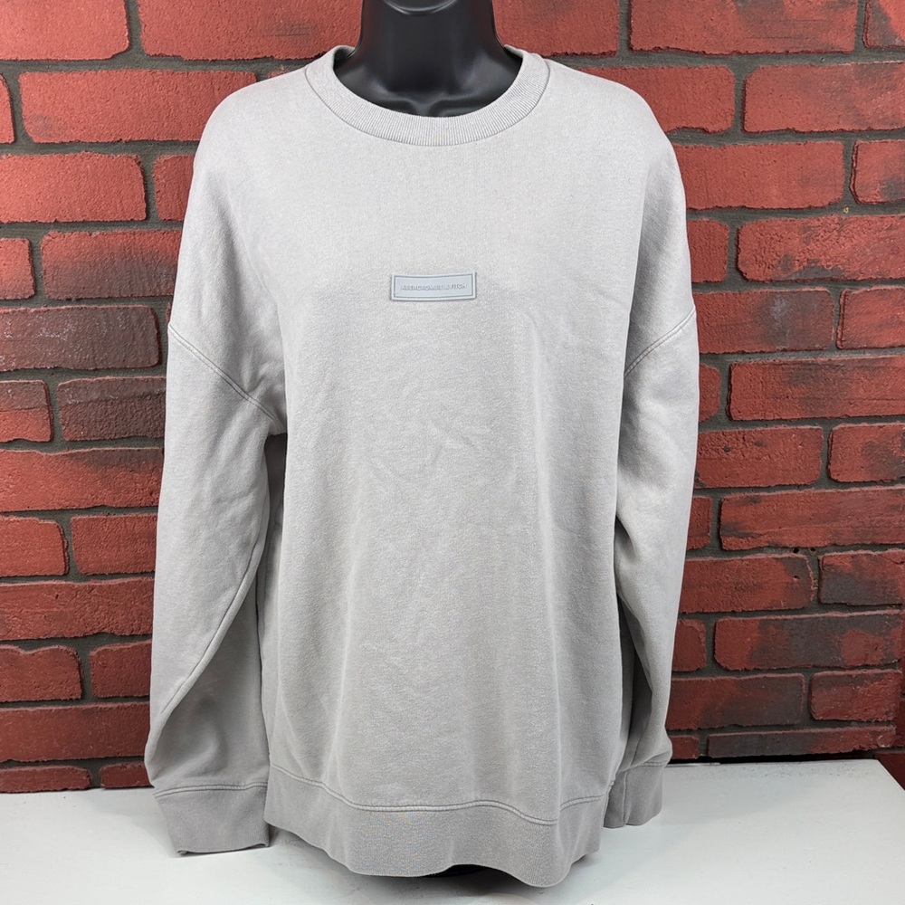 Abercrombie & Fitch Gray Sweatshirt